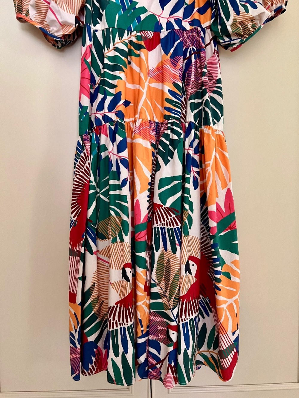 FARM Rio Macaw Midi Tired Dress - Picture 5 of 5